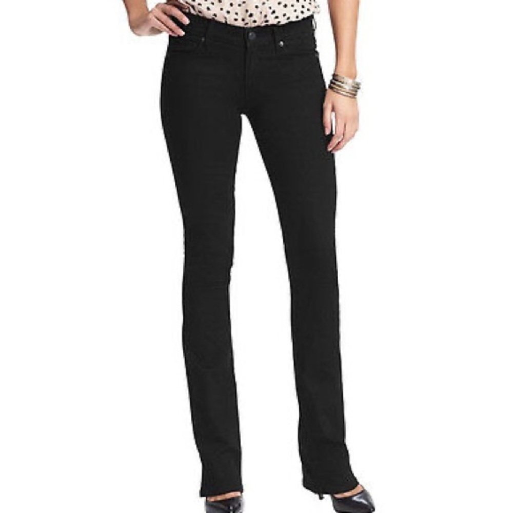 Ann Taylor Modern Sexy Boot Jeans Pants in Black